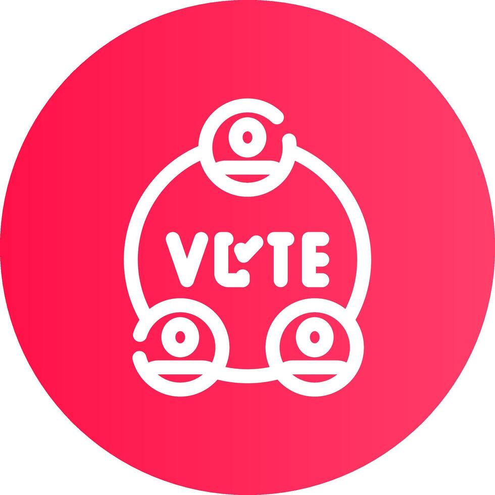 diseño de icono creativo de elecciones vector