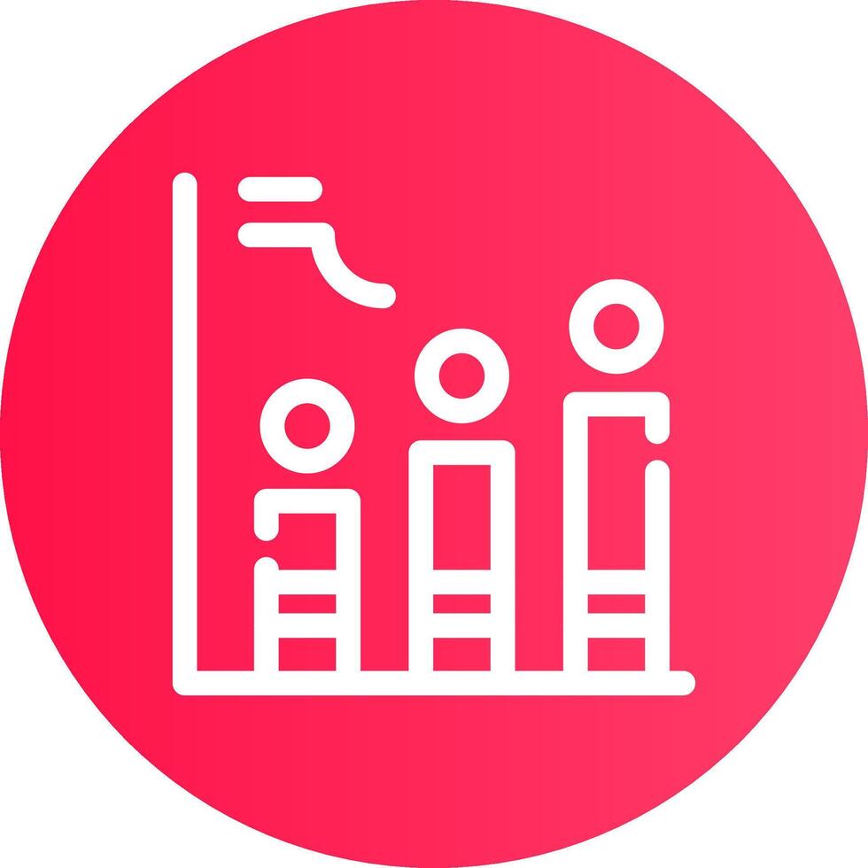 Histogram Creative Icon Design vector