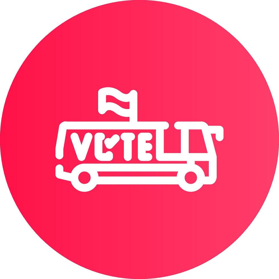 diseño de icono creativo de autobús vector