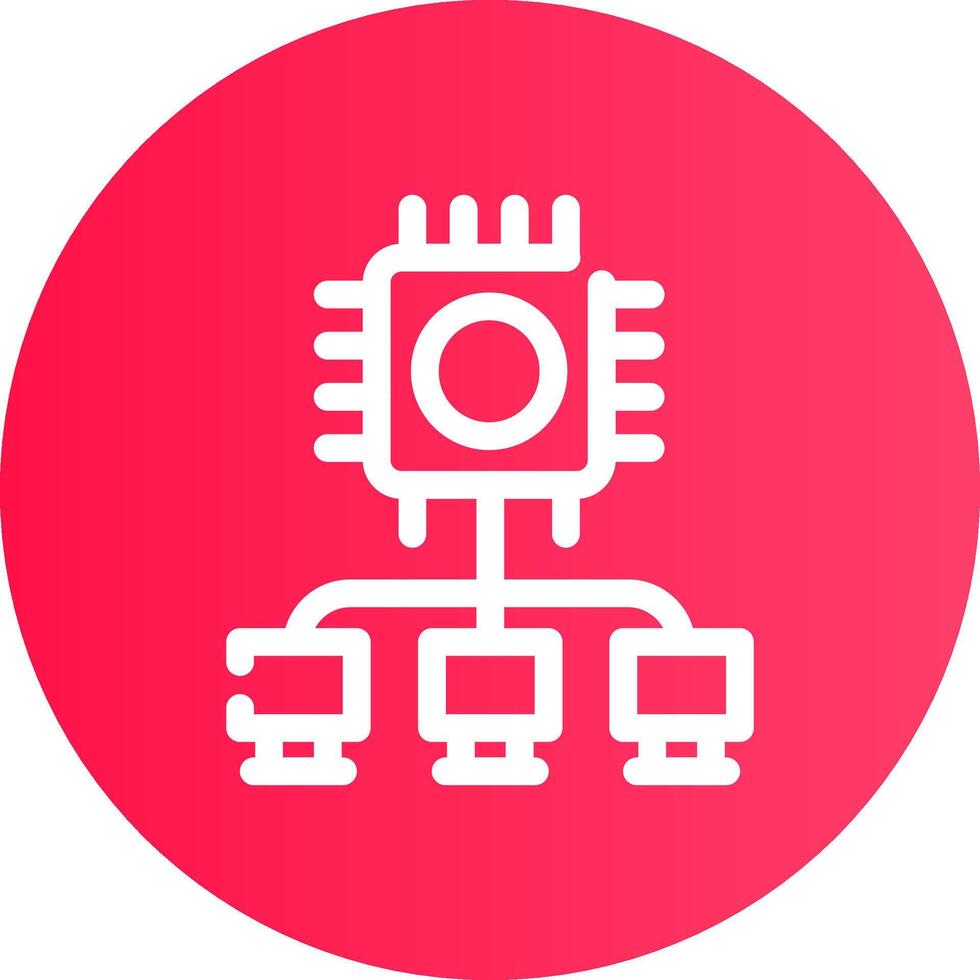 Intelligent Control Creative Icon Design vector