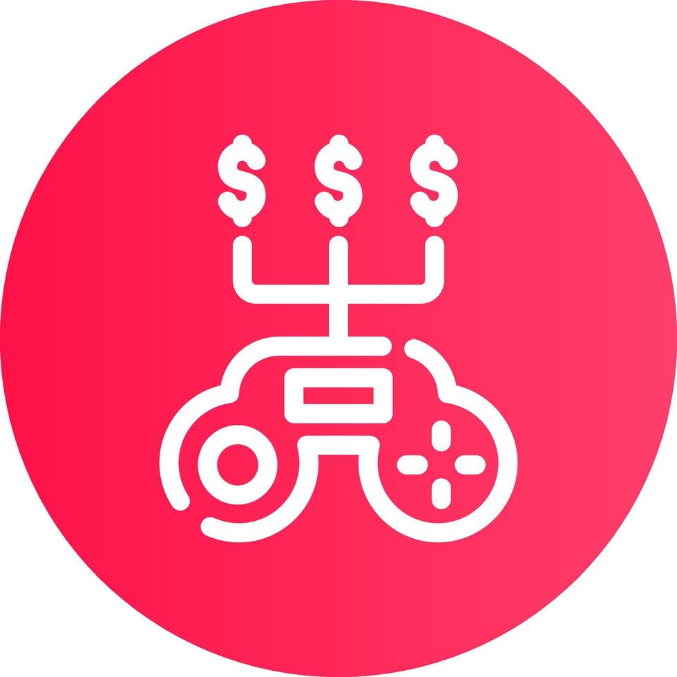 Game Money Creative Icon Design vector