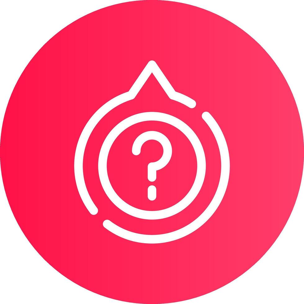 Question Creative Icon Design vector