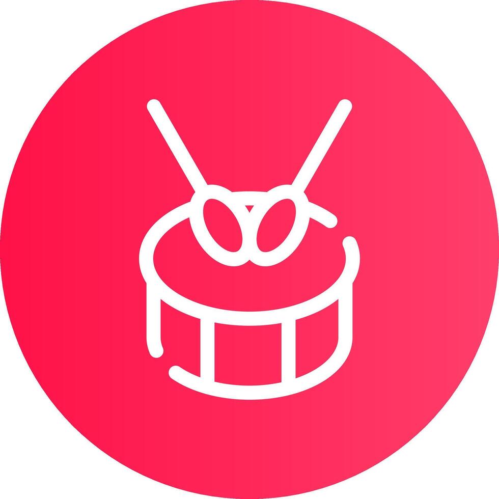 Drum Creative Icon Design vector