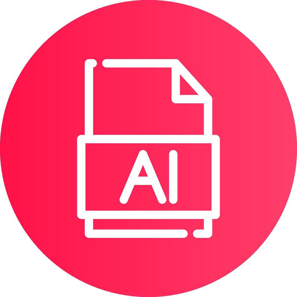 Ai File Creative Icon Design vector