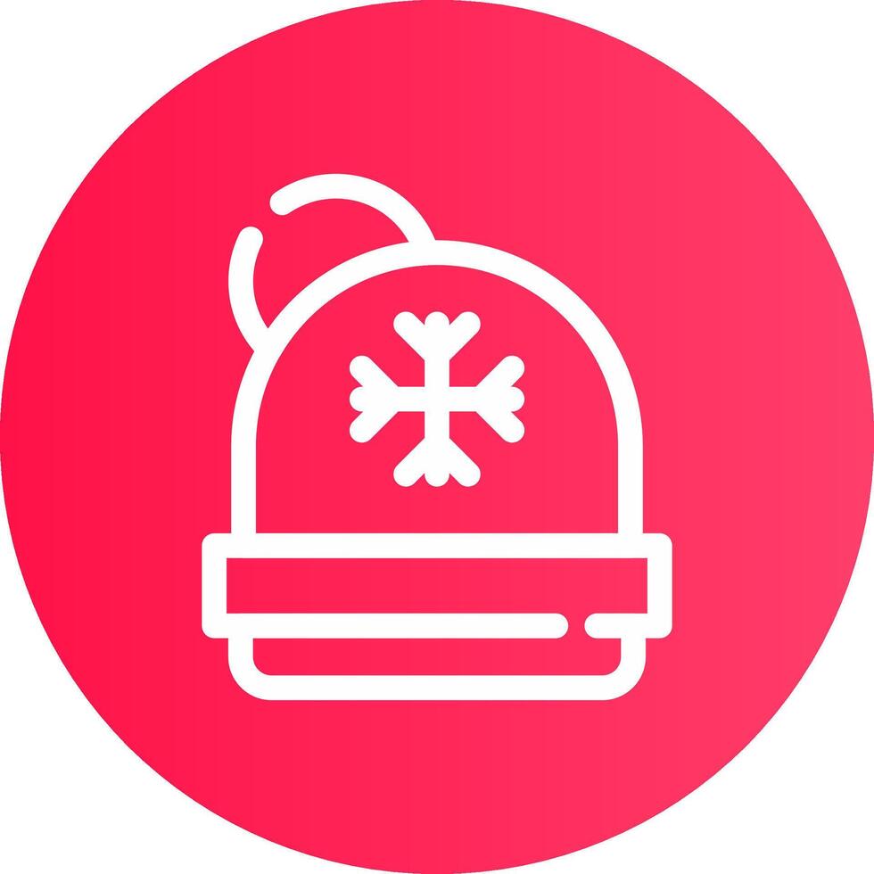 diseño de icono creativo de gorro vector