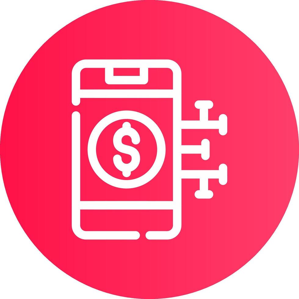 Digital Money Creative Icon Design vector