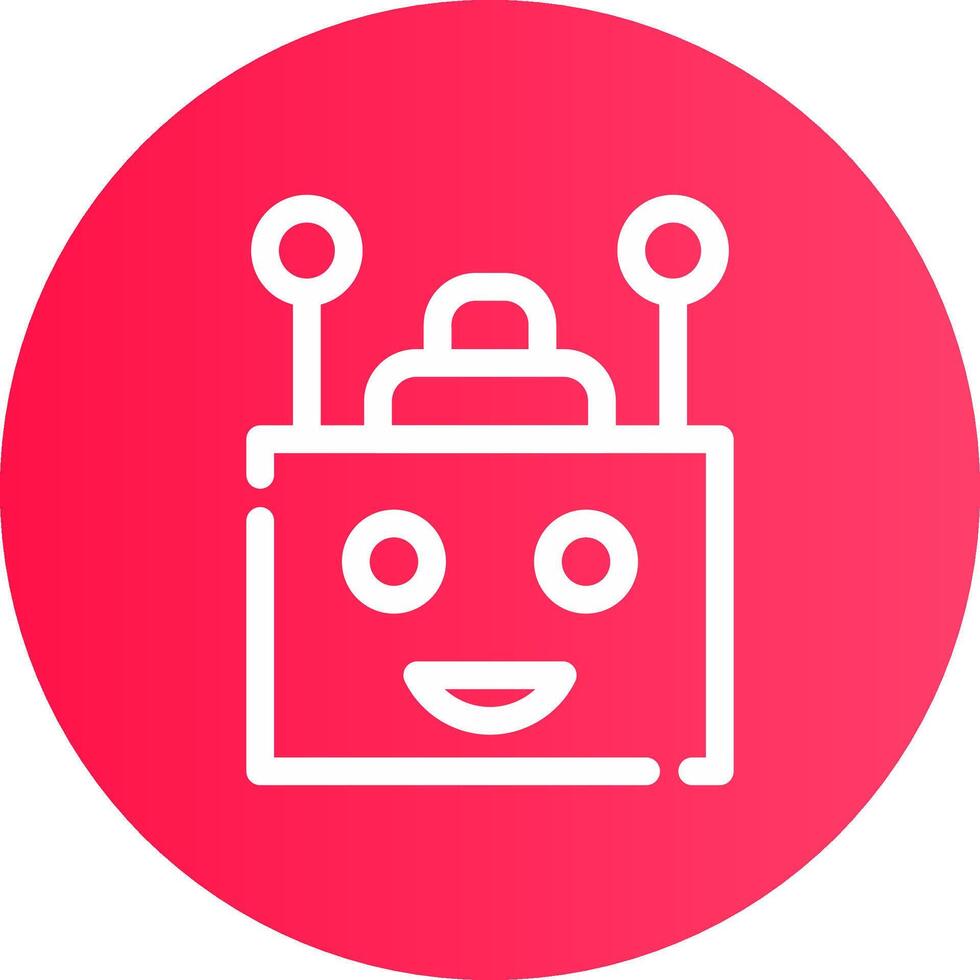 Chatbot Creative Icon Design vector