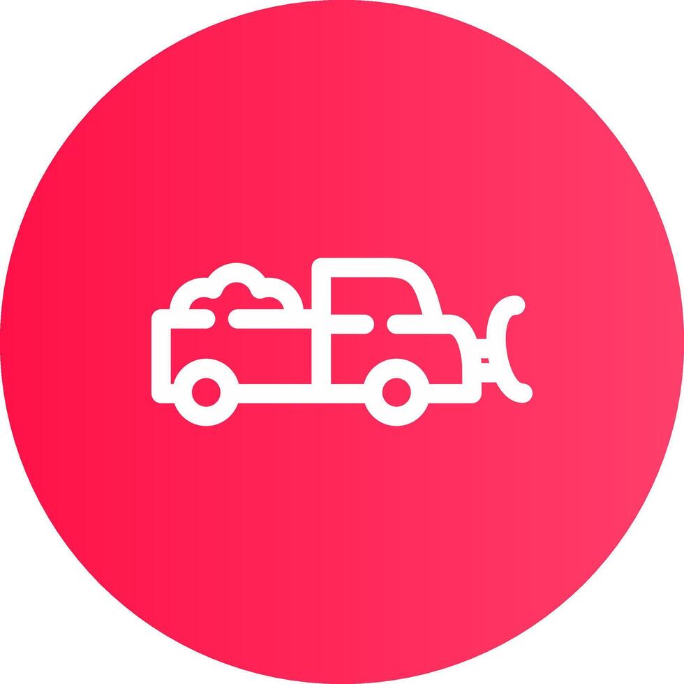 Snowplow Creative Icon Design vector
