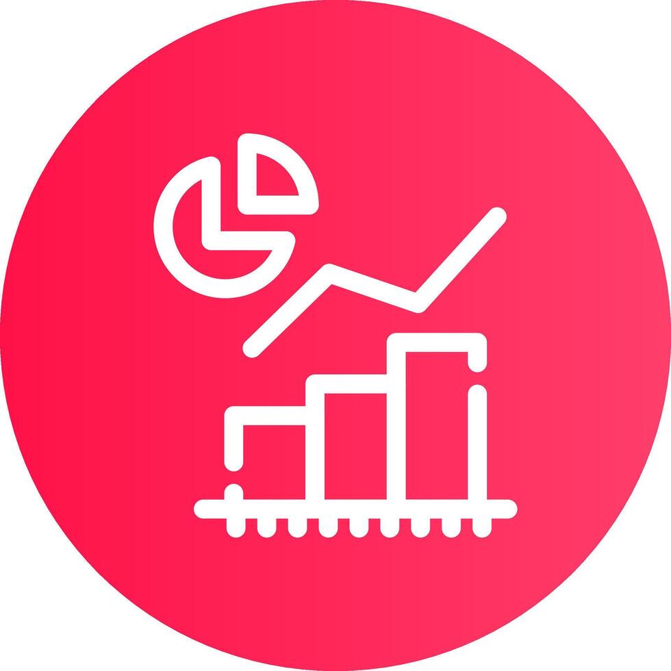 Statistical Analysis Creative Icon Design vector