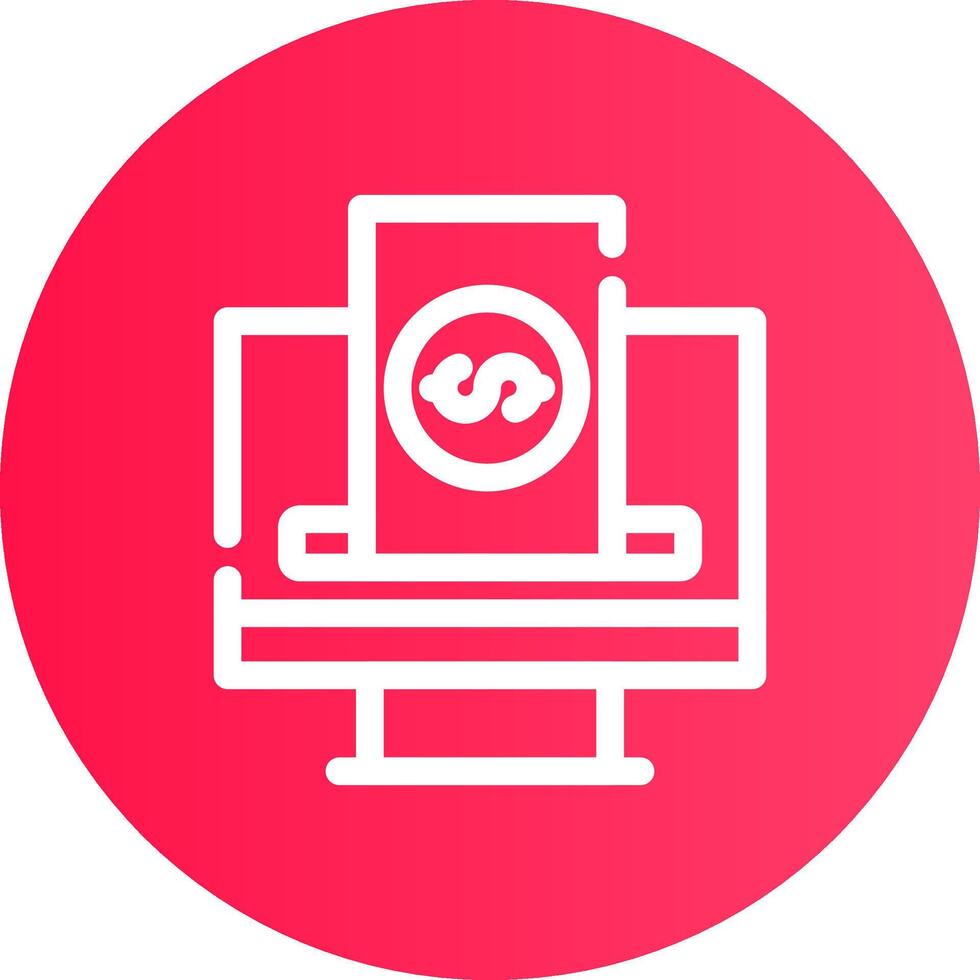 Crowdfunding Platform Creative Icon Design vector