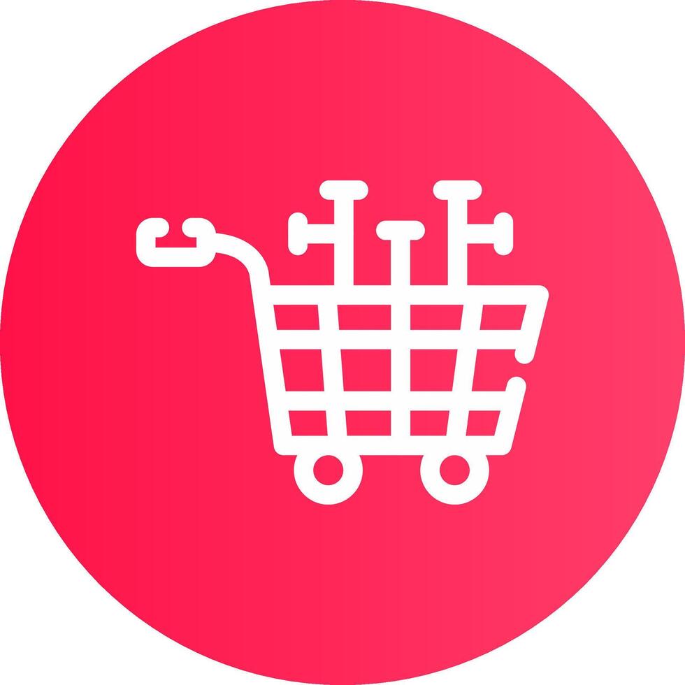 Shopping Cart Creative Icon Design vector