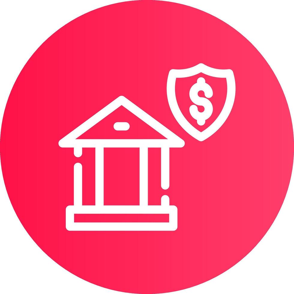 Banking Security Creative Icon Design vector