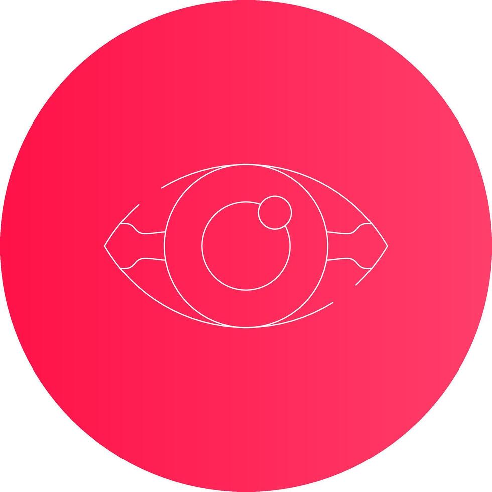 Cataract Creative Icon Design vector