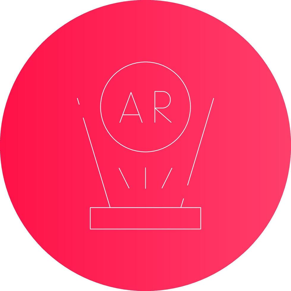 Augmented Reality Creative Icon Design vector