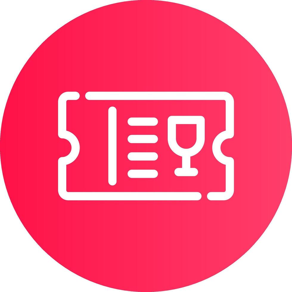 Ticket Creative Icon Design vector