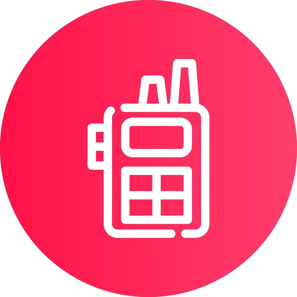 diseño de icono creativo de walkie talkie vector