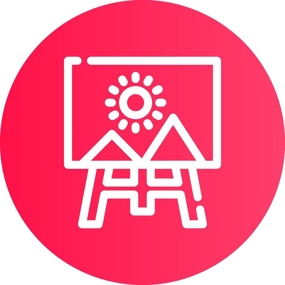 Canvas Creative Icon Design vector