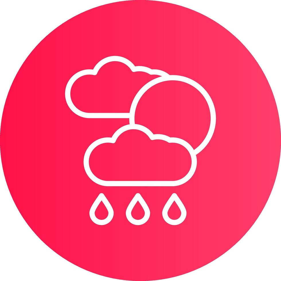 Weather Forecast Creative Icon Design vector