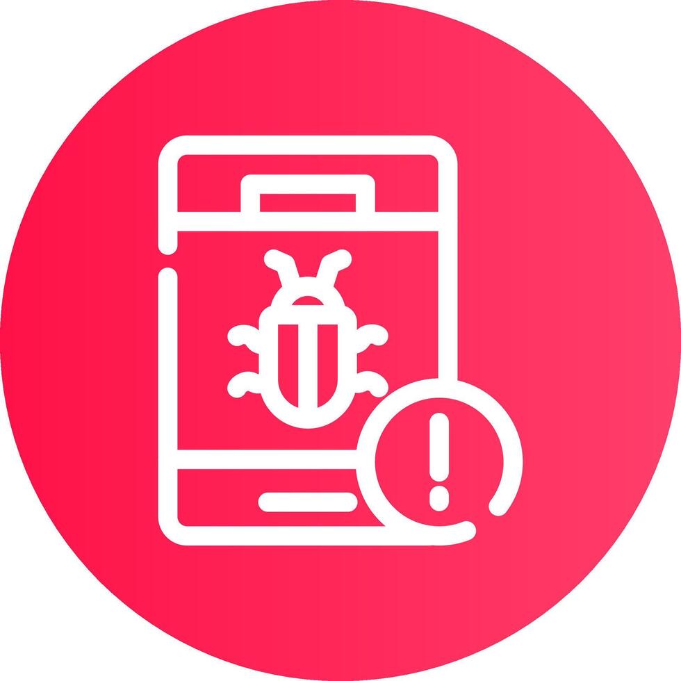 Bug Creative Icon Design vector