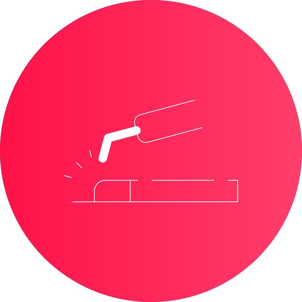 Welding Machine Creative Icon Design vector