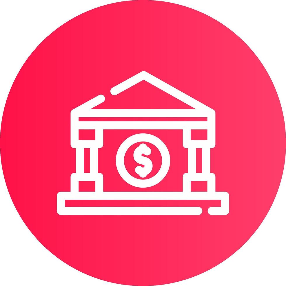 Bank Creative Icon Design vector