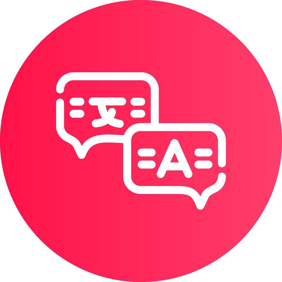Language Creative Icon Design vector