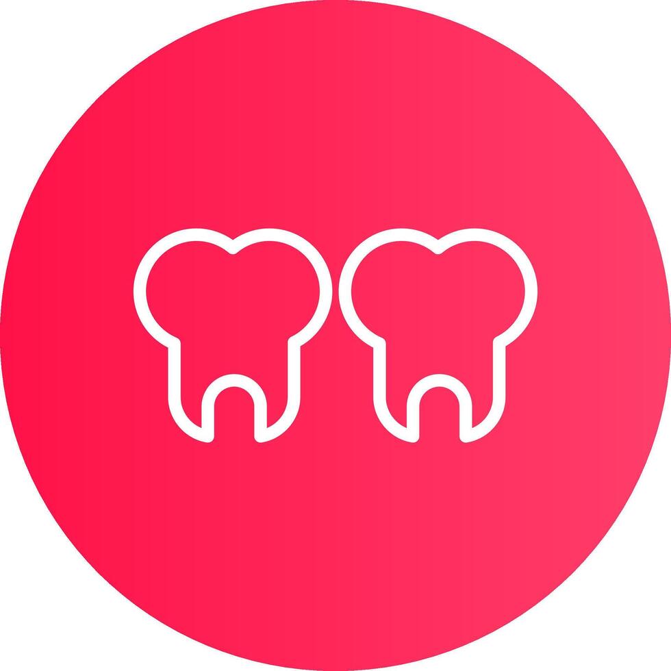 dientes creativo icono diseño vector