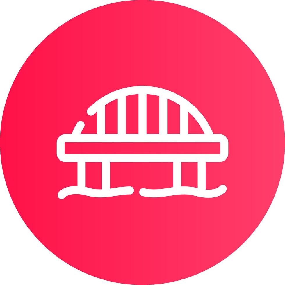 Bridge Creative Icon Design vector