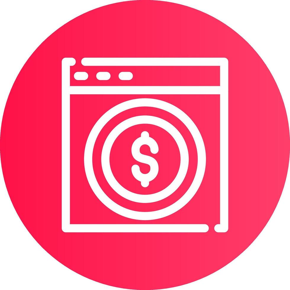 Online Payment Creative Icon Design vector