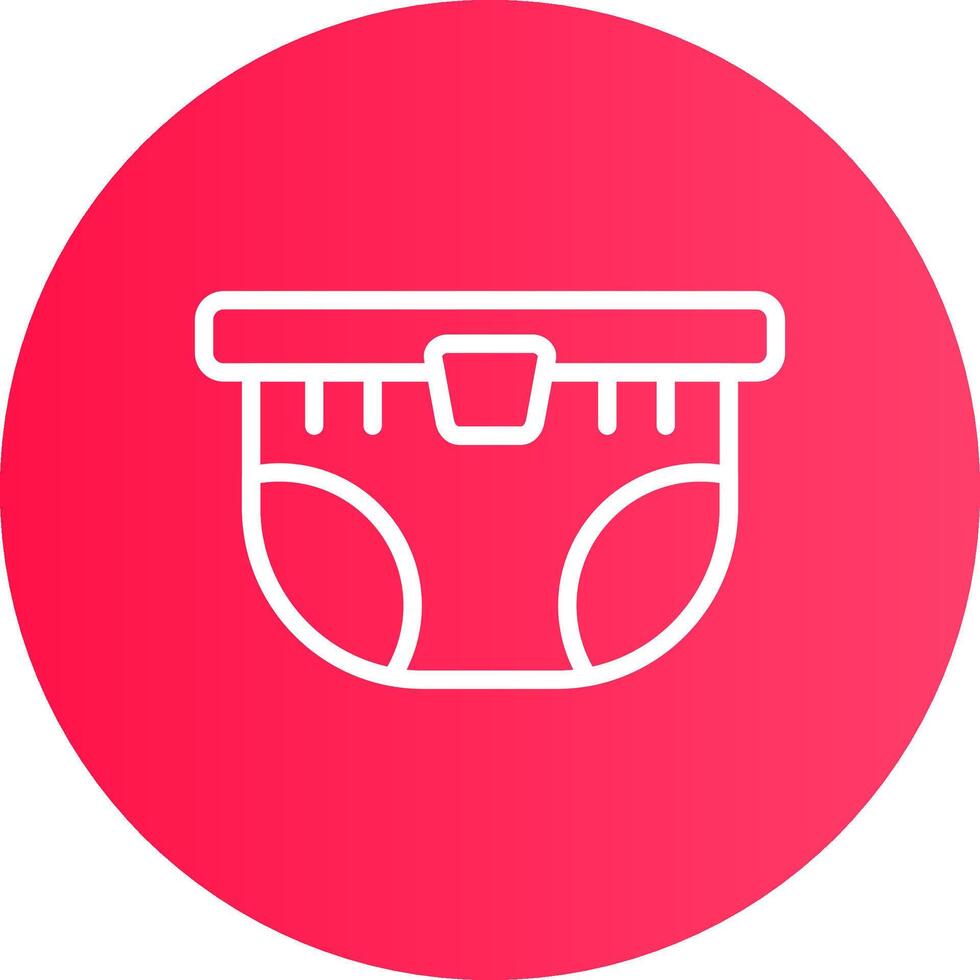 Diapers Creative Icon Design vector
