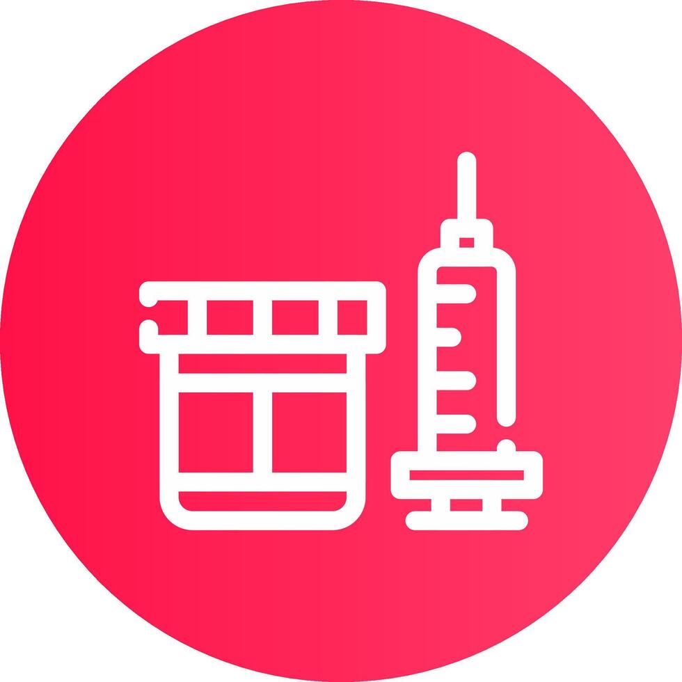 Vaccine Creative Icon Design vector