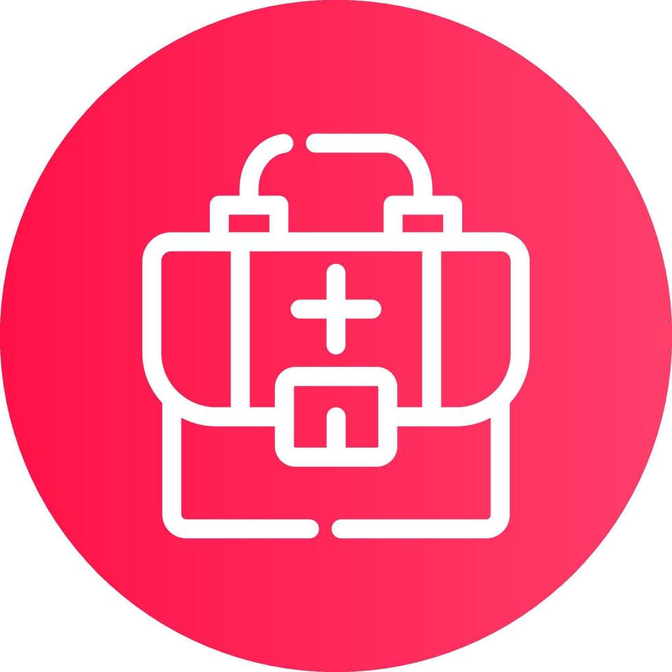 First Aid Kit Creative Icon Design vector