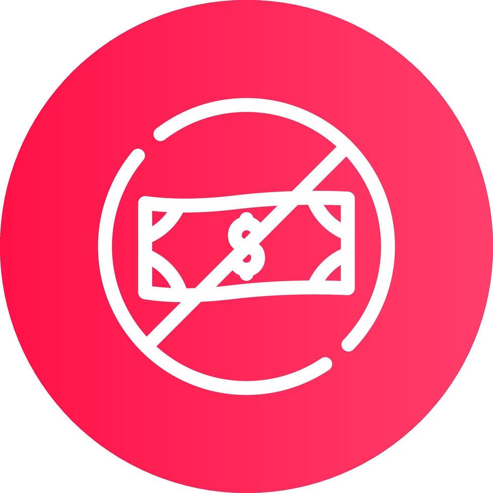 Forbidden Creative Icon Design vector