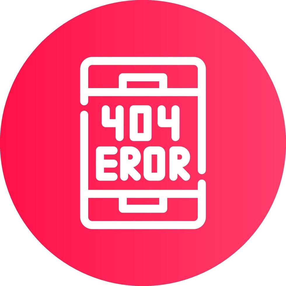 Error Creative Icon Design vector