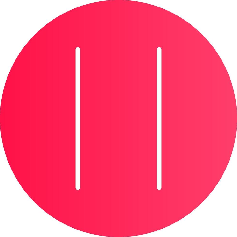 Pause Creative Icon Design vector