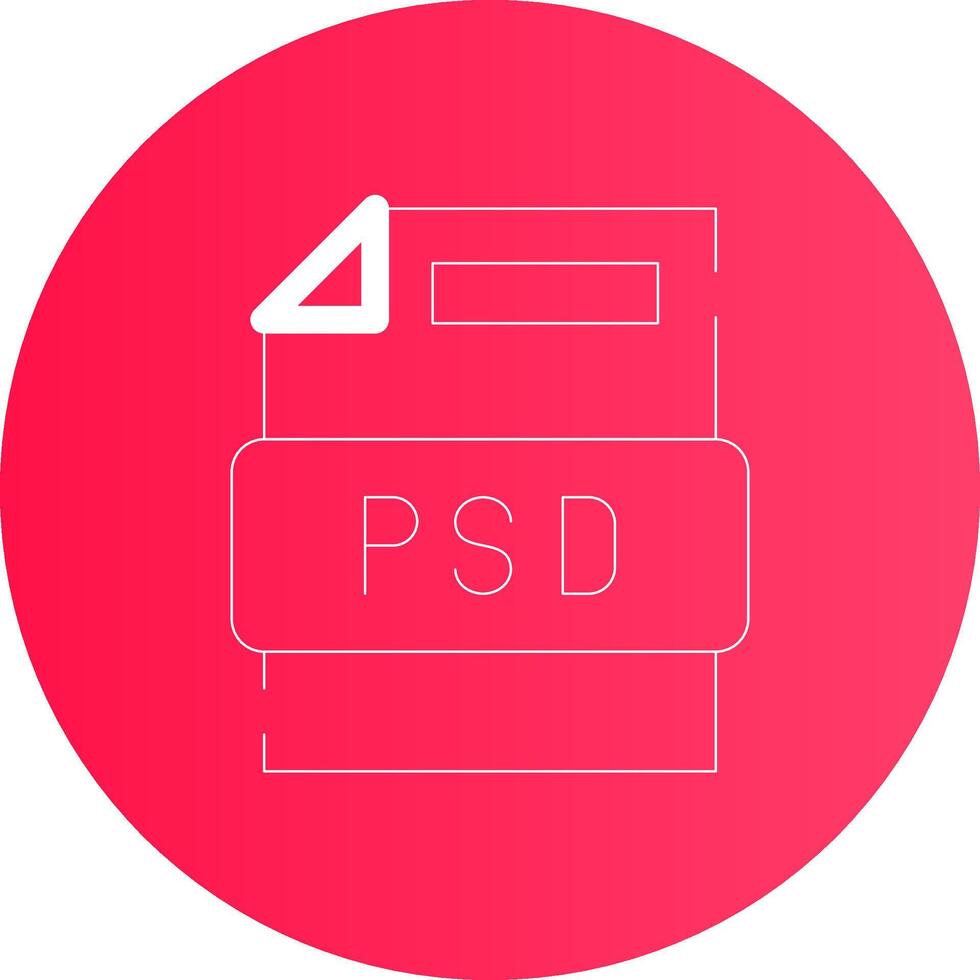 diseño de icono creativo de archivo psd vector