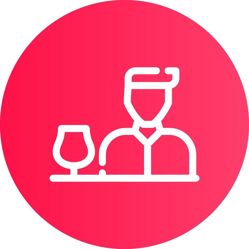 Bartender Creative Icon Design vector