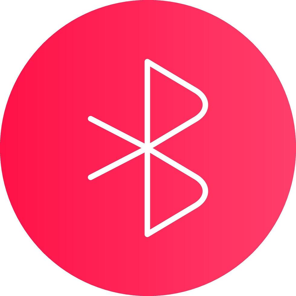 Bluetooth Creative Icon Design vector