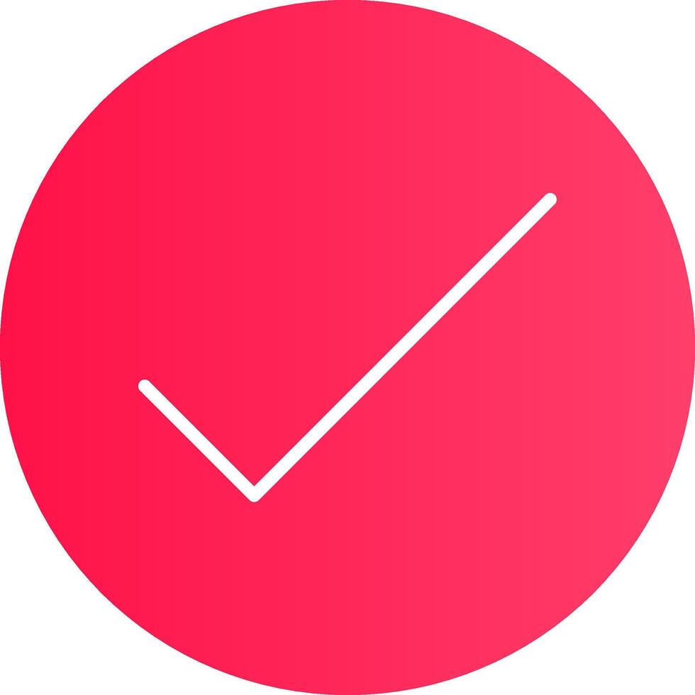 Tick Creative Icon Design vector