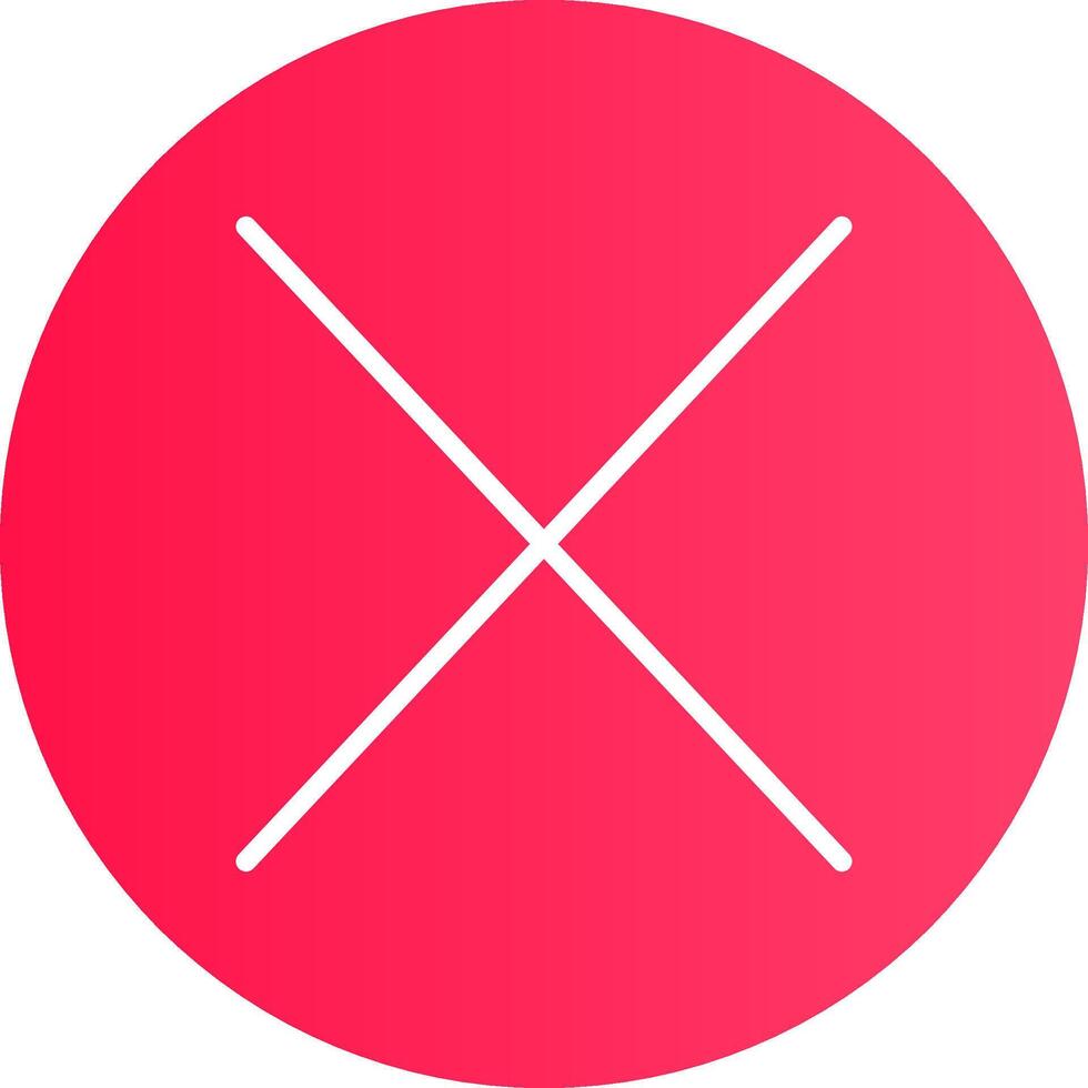 Crose Creative Icon Design vector