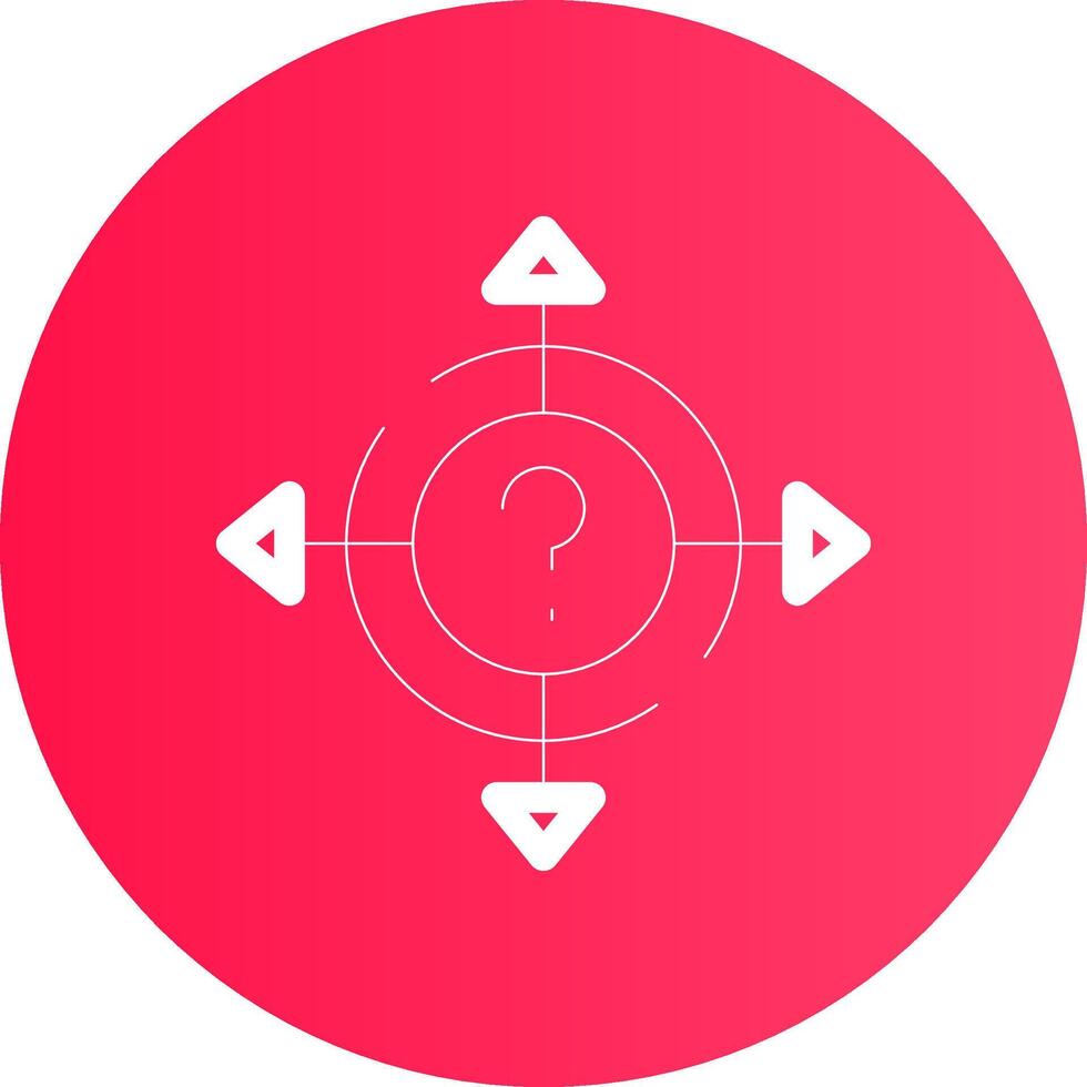 Line Circle Gradient Design vector