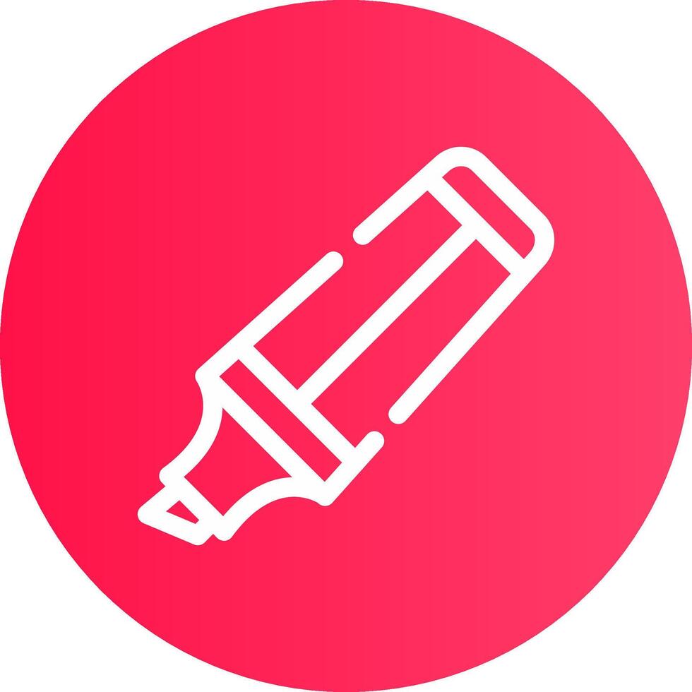 Highlighter Creative Icon Design vector