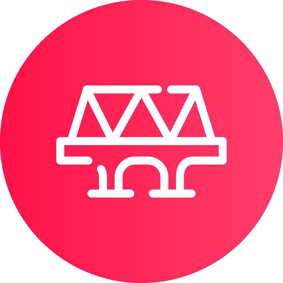 diseño de icono creativo de puente vector