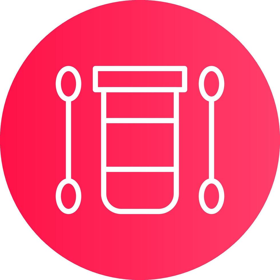 Cotton Swab Creative Icon Design vector