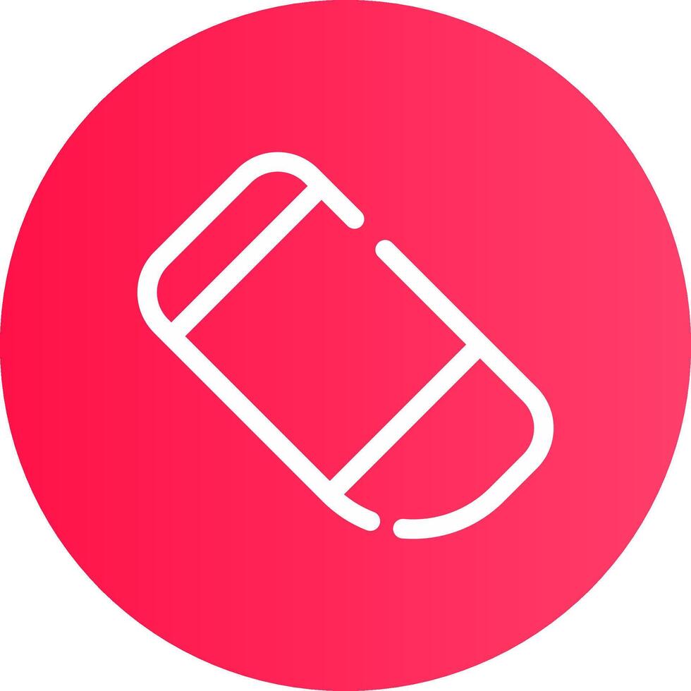 Eraser Creative Icon Design vector
