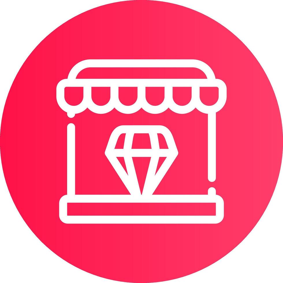 Diamond Shop Creative Icon Design vector