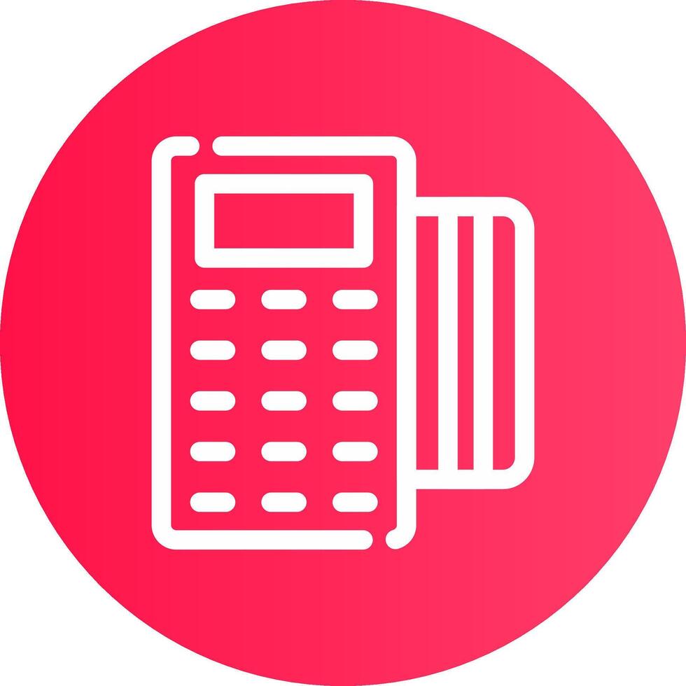 Pos Terminal Creative Icon Design vector