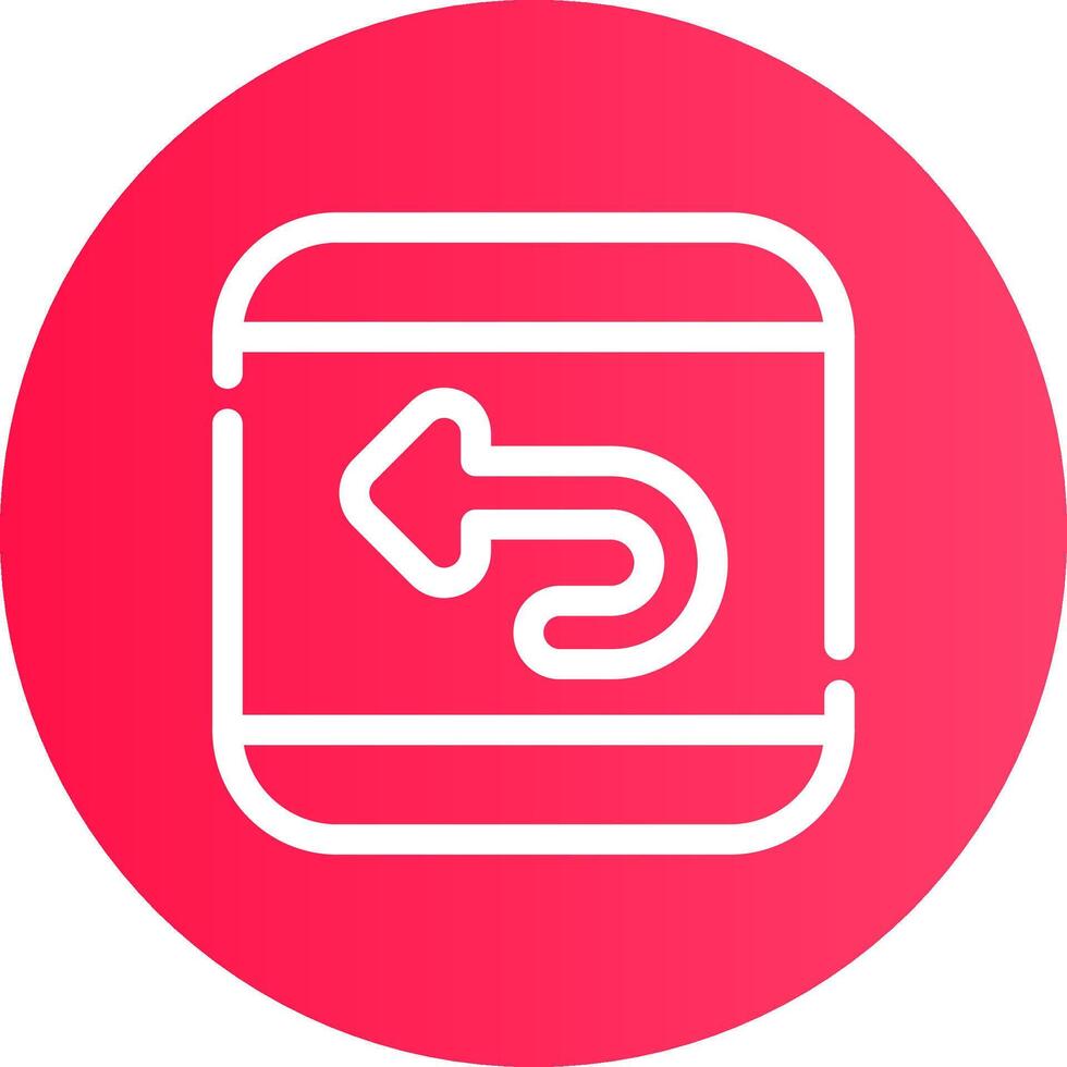 Undo Creative Icon Design vector
