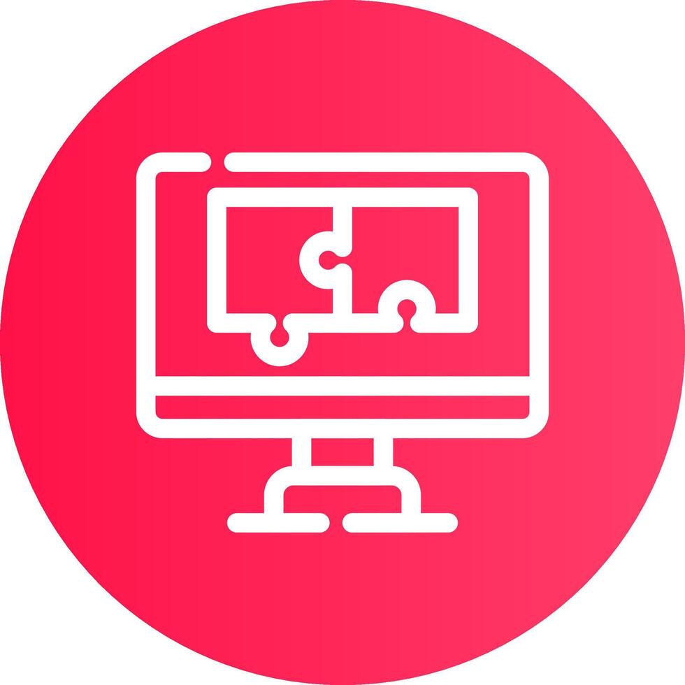 Puzzle Creative Icon Design vector