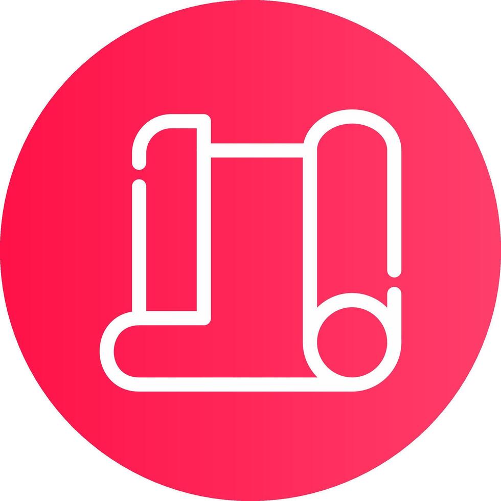 Paper Roll Creative Icon Design vector